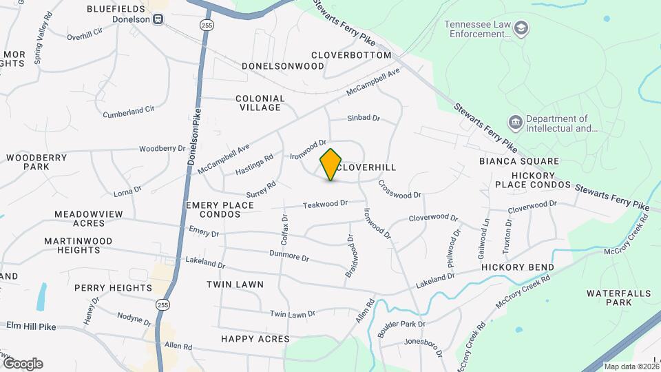 613 Cottonwood Dr Map and Location Details