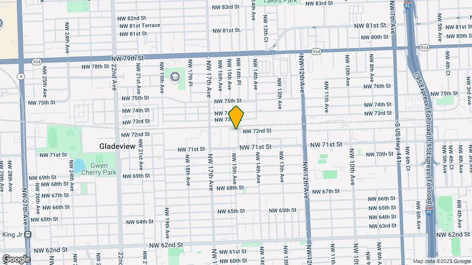 7160 NW 14th Pl Map and Location Details