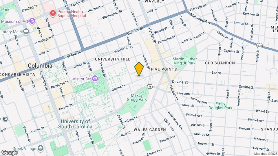 1819 Greene St Mapa y Detalles de la Ubicación