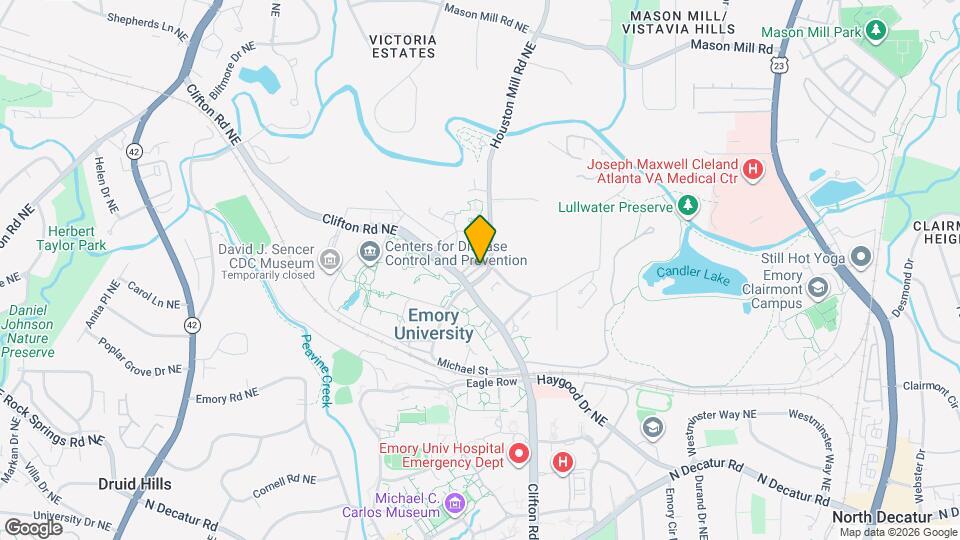 802 Clifton Heights Ln NE Map and Location Details