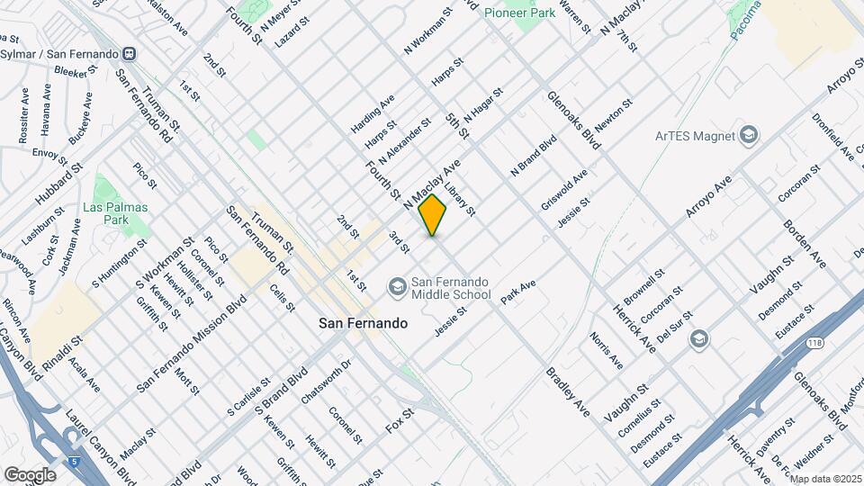 333 N Brand Blvd Mapa y Detalles de la Ubicación