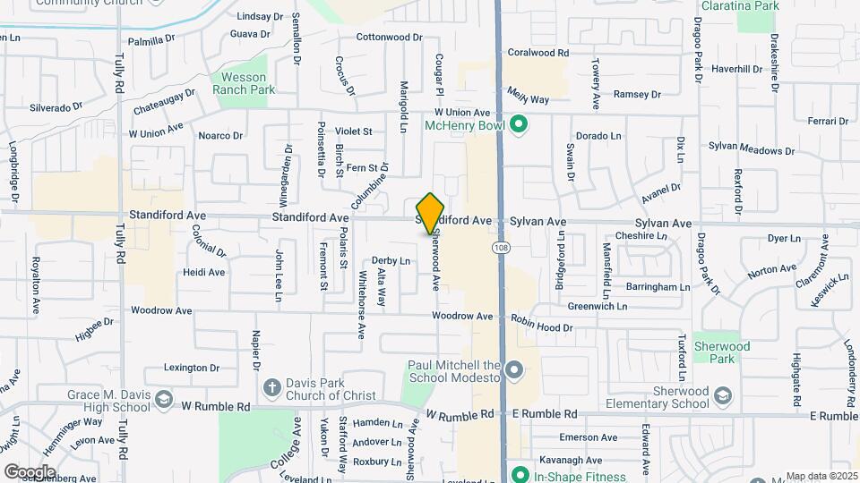3425-3429 Sherwood Ave Mapa y Detalles de la Ubicación