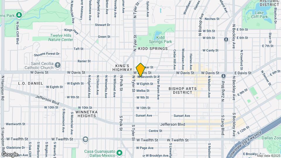 816 West 7th Street Map and Location Details