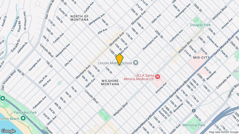 943 Euclid St Map and Location Details