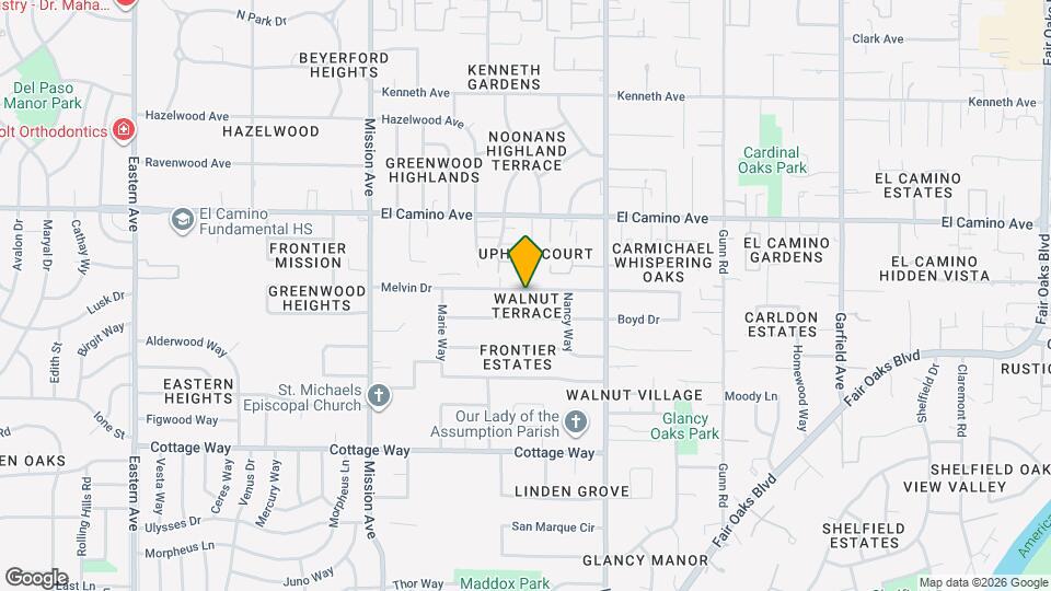 4912 Melvin Dr Map and Location Details