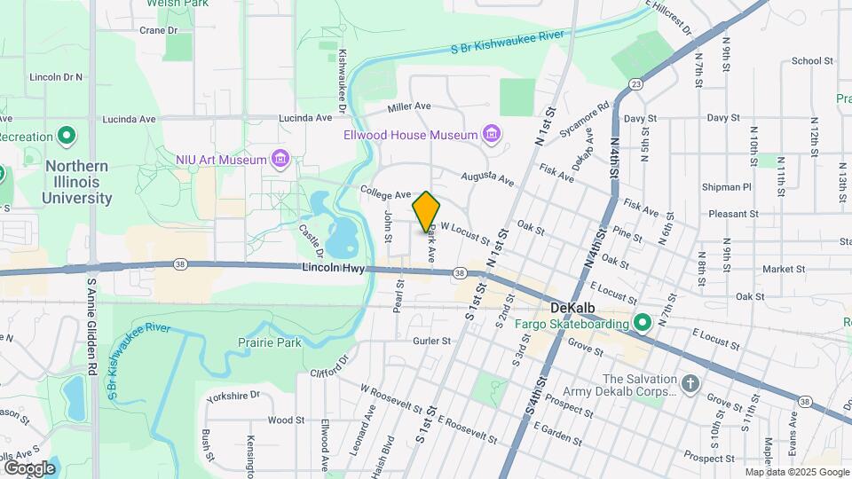 141 Park Ave Map and Location Details