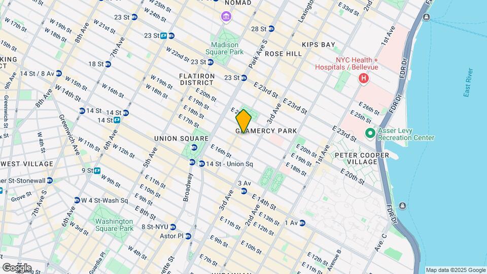 133 East 18th Street Map and Location Details
