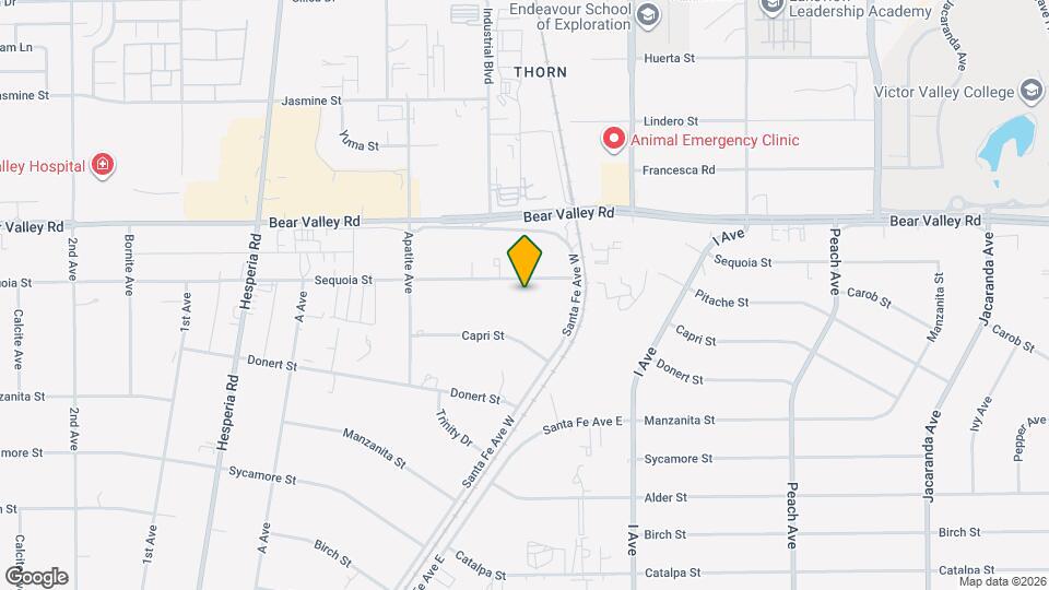 17499 Sequoia St Mapa y Detalles de la Ubicación