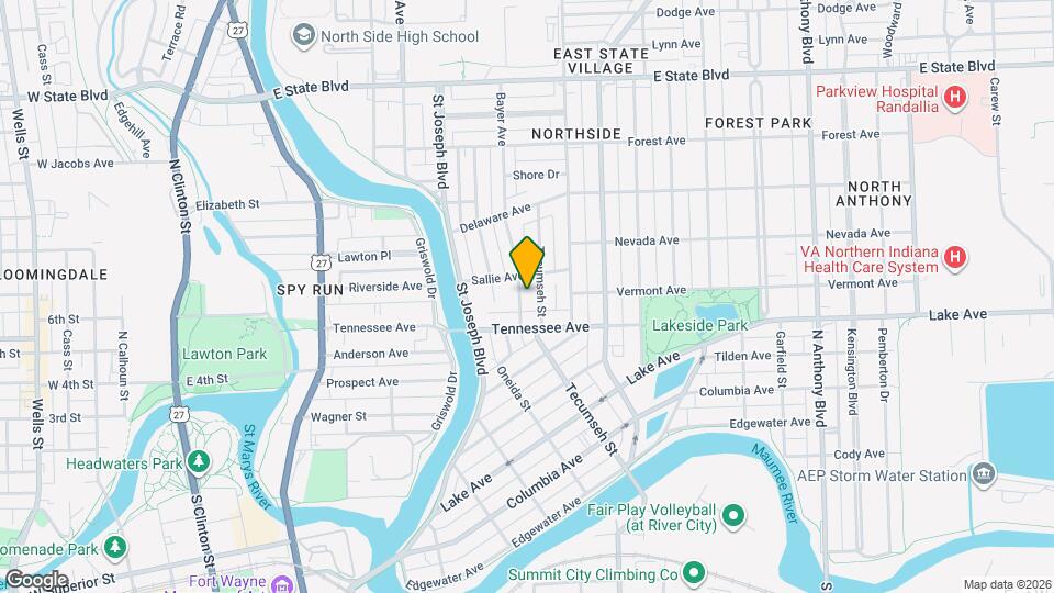 1536 Bayer Ave Map and Location Details