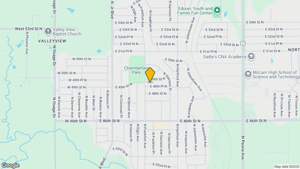 513 E 48th Pl N Map and Location Details