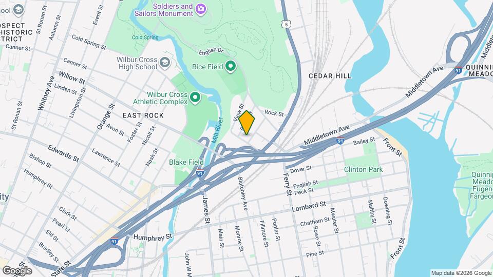 114 Cedar Hill Ave, Unit 1 Mapa y Detalles de la Ubicación