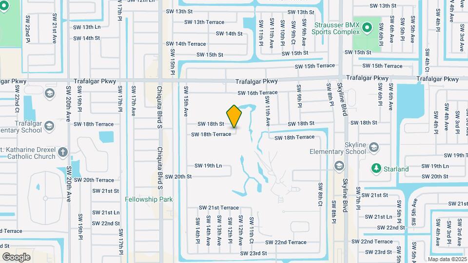 1205 SW 18th Terrace Map and Location Details