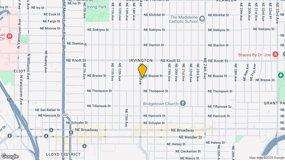 2420 NE 15th Ave Map and Location Details