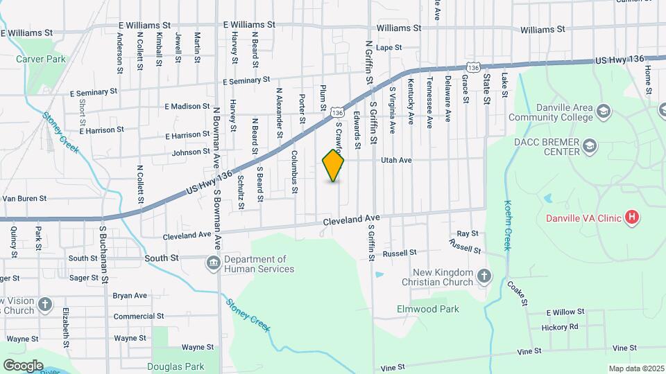120 S Crawford St Map and Location Details