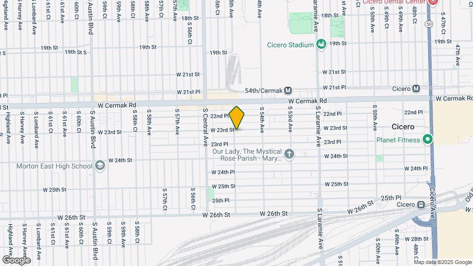 5439 W 23rd St Mapa y Detalles de la Ubicación