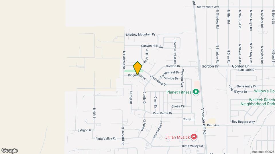 680 Ridgecrest Dr Map and Location Details