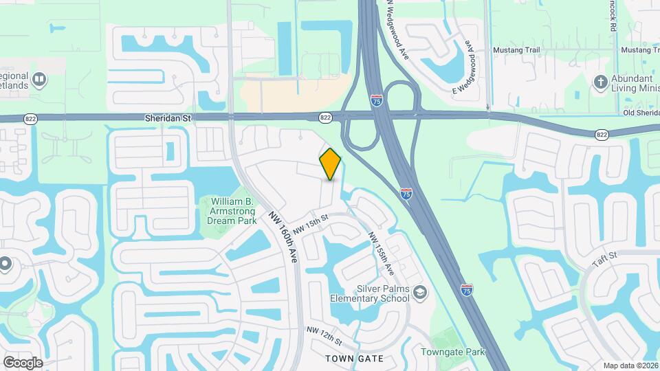 1552 NW 157th Ave Mapa y Detalles de la Ubicación