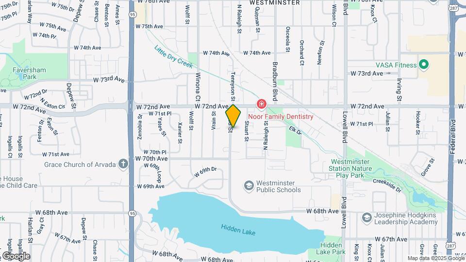 7100 Utica St Map and Location Details