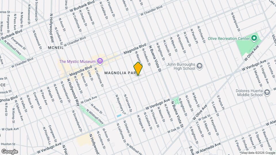 607 N Florence St Map and Location Details