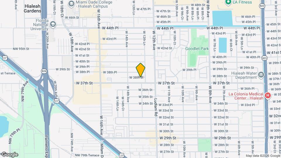 1333 W 37th St Map and Location Details
