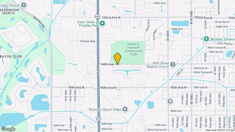 6388 93rd Terrace N Map and Location Details