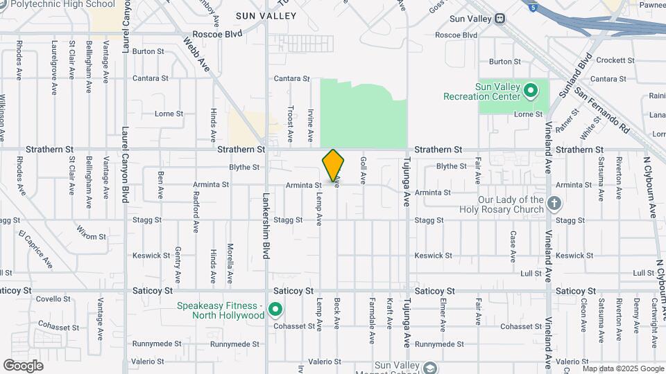 11554 Arminta St Map and Location Details