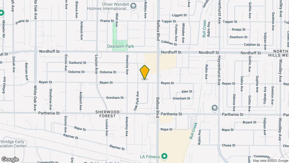 17055 Rayen St Map and Location Details