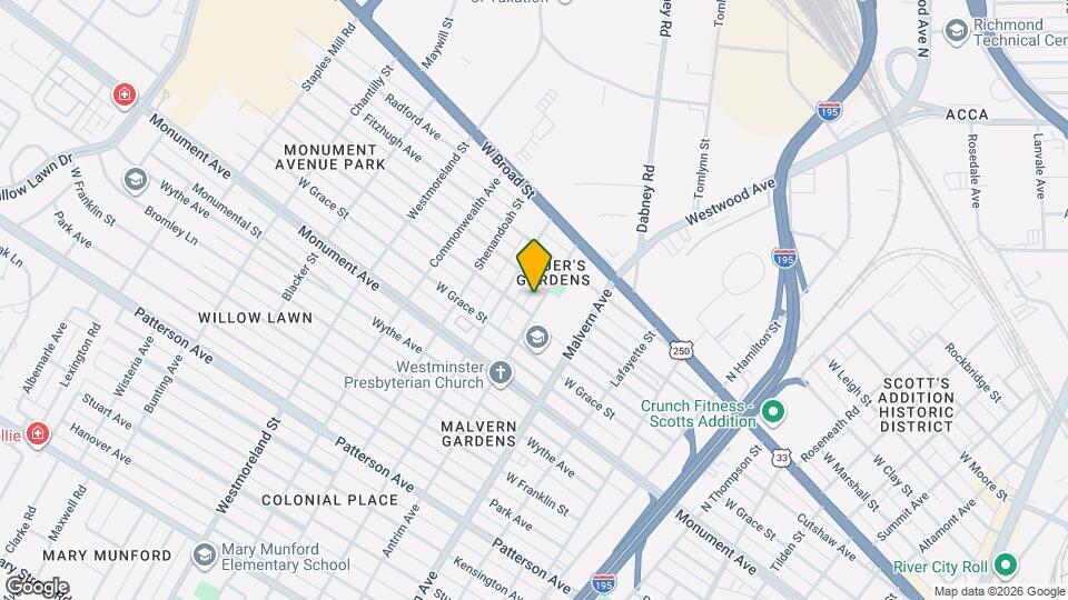 1506 Antrim Ave Map and Location Details