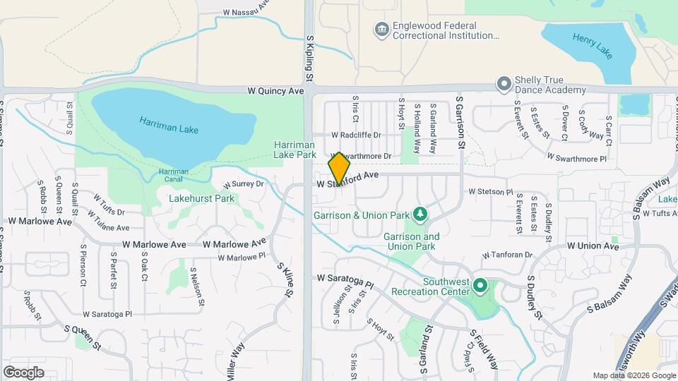 9850 W Stanford Ave Map and Location Details