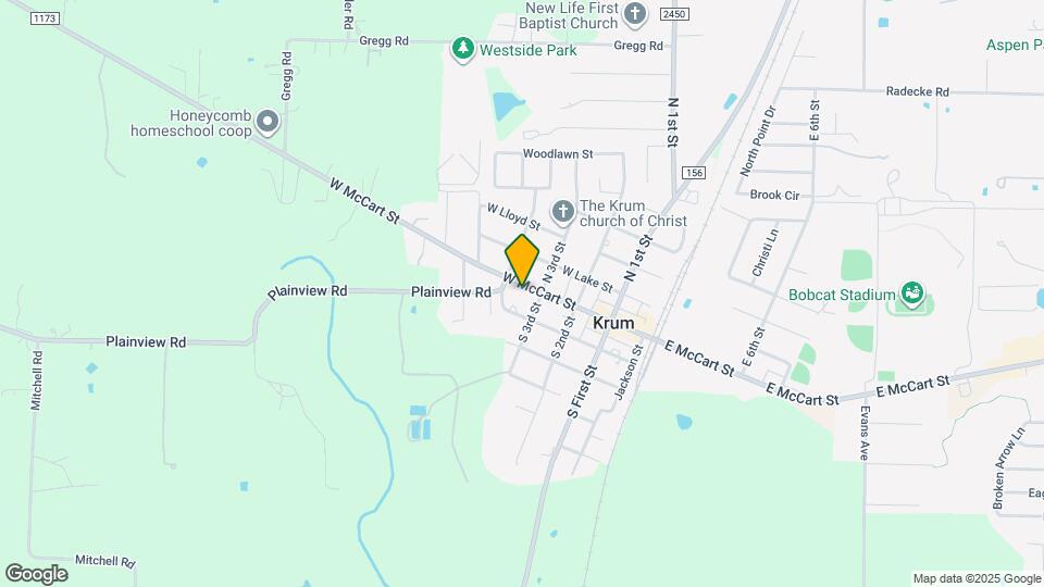 417 W McCart St Map and Location Details