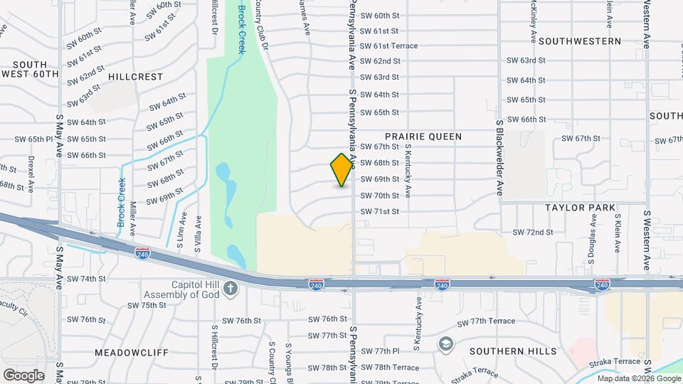 2109 SW 70th St Map and Location Details