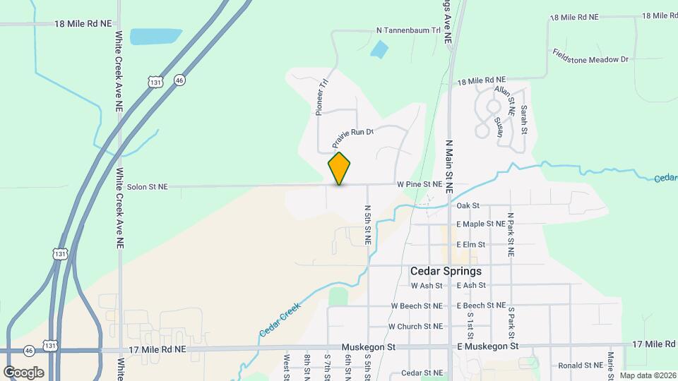 270 W Pine St NE Map and Location Details