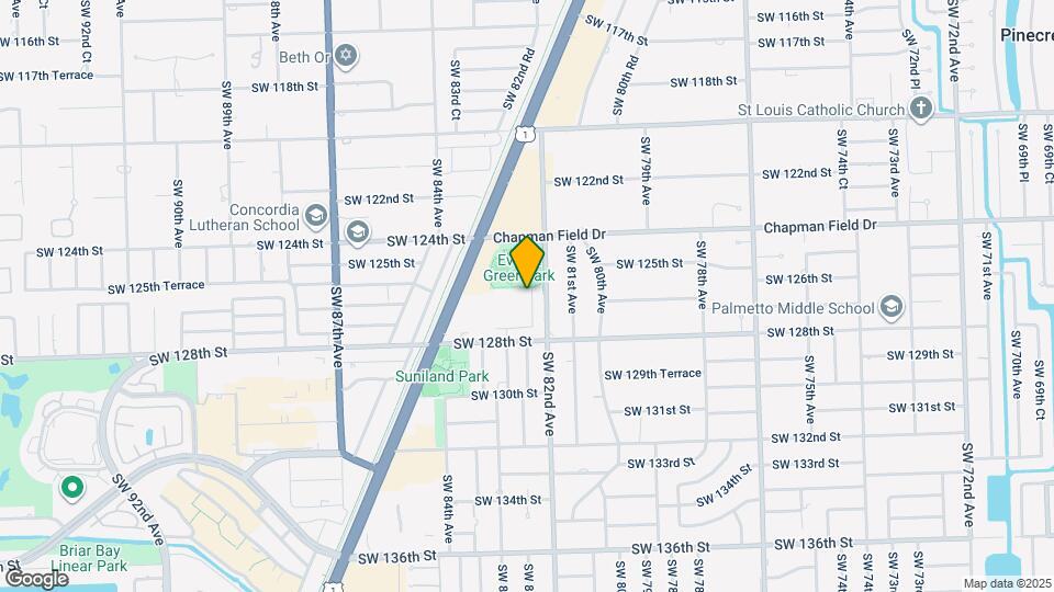 8277 SW 128th St Mapa y Detalles de la Ubicación