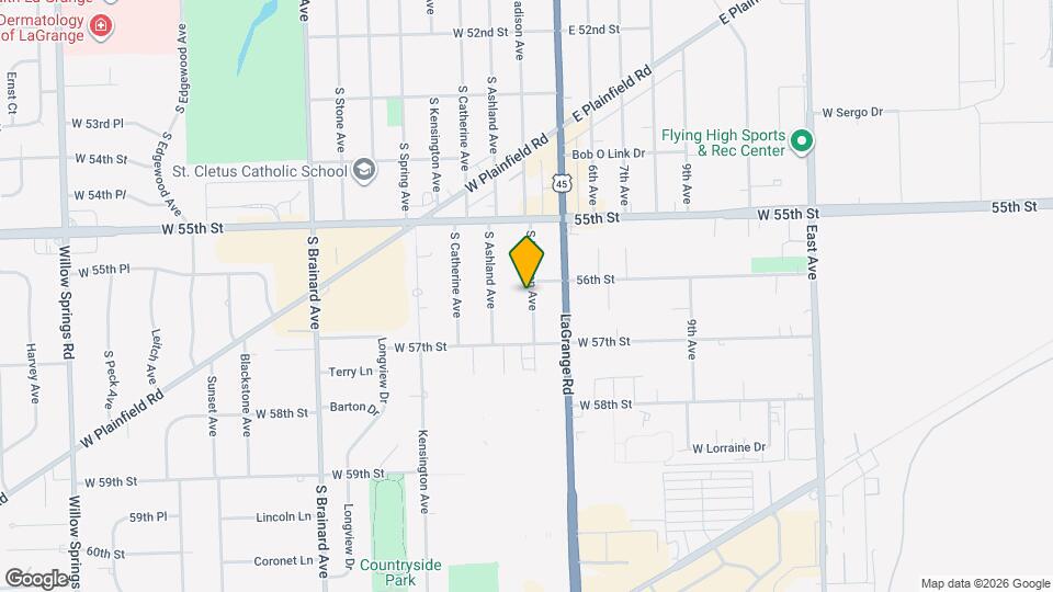 5604 S Madison Ave Map and Location Details