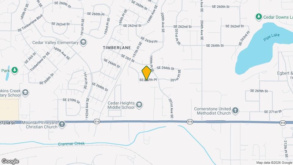 19825 SE 267th Pl Mapa y Detalles de la Ubicación