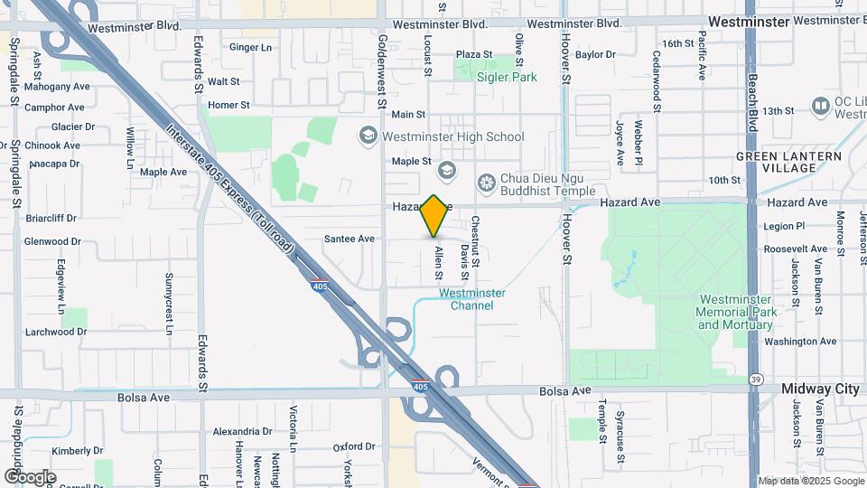 14591 allen St Map and Location Details