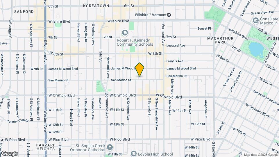 936 S Catalina St Map and Location Details