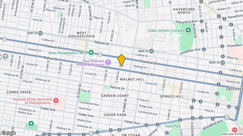 4839 Walnut St, Unit 2 Mapa y Detalles de la Ubicación