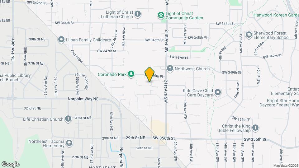 2302 SW 350th Pl Map and Location Details