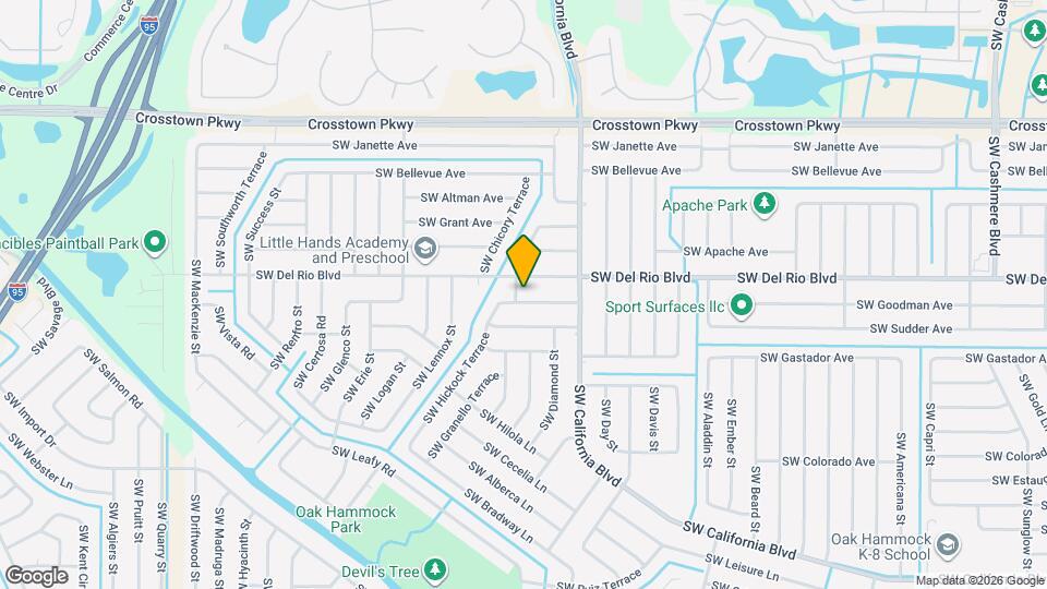 1765 SW Desert Ave Map and Location Details