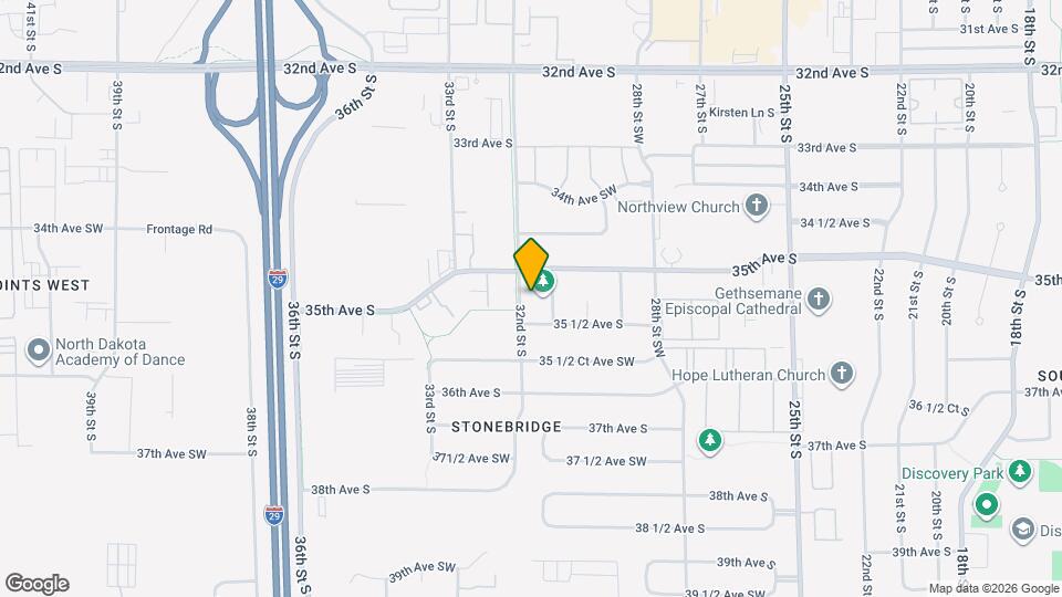 3522 32nd St S Map and Location Details