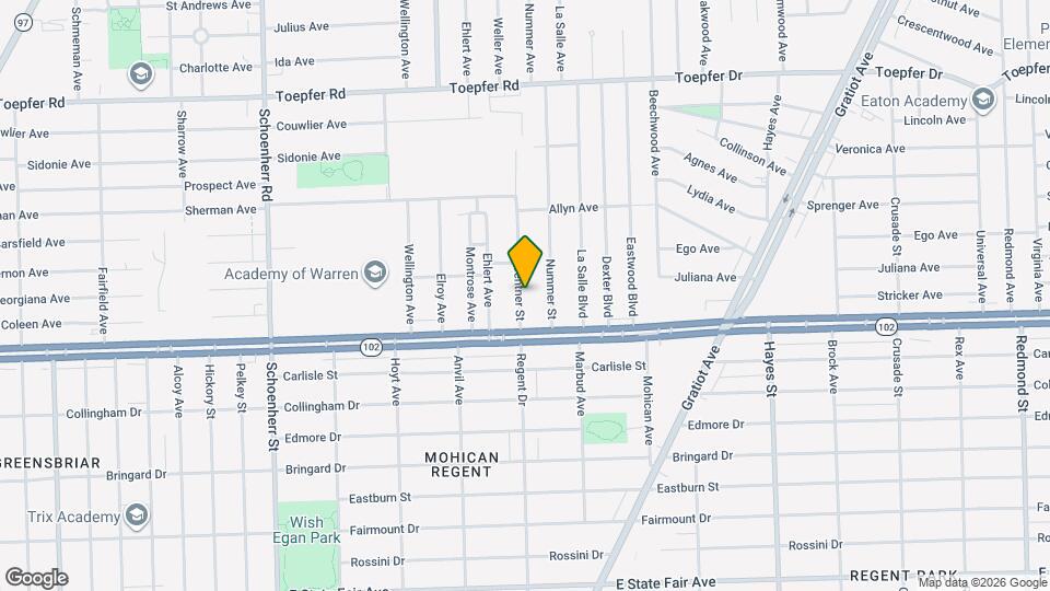 20768 Gentner St Map and Location Details