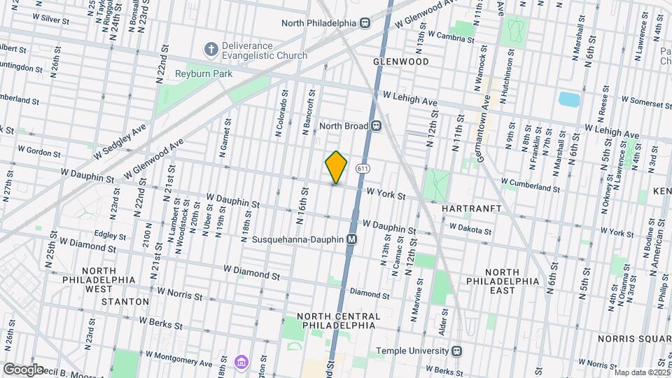 1436 W York St-Unit -1 Map and Location Details
