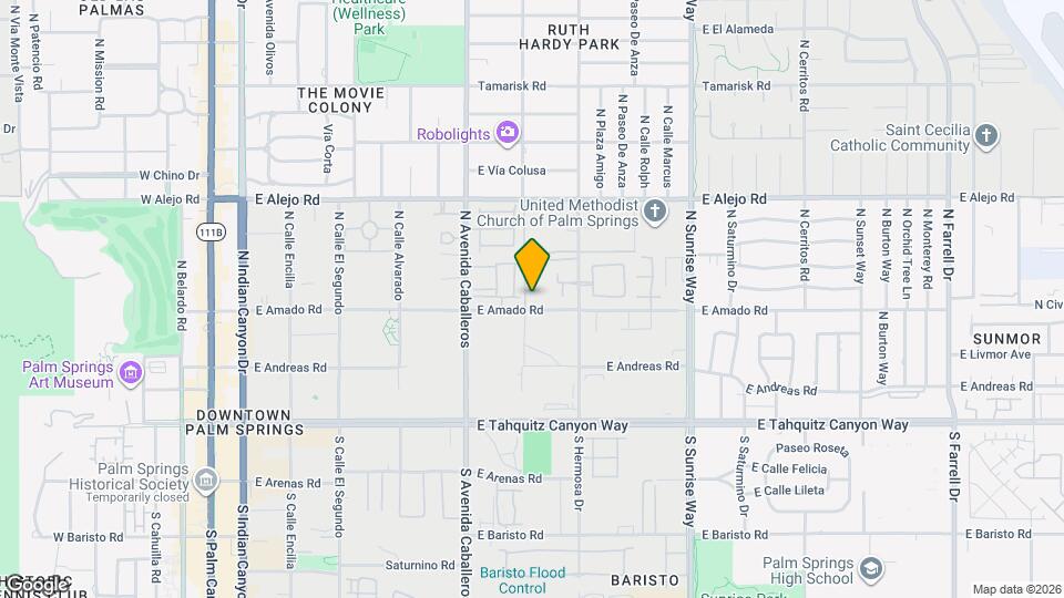 1100 E Amado Rd, Unit 11C1 Mapa y Detalles de la Ubicación