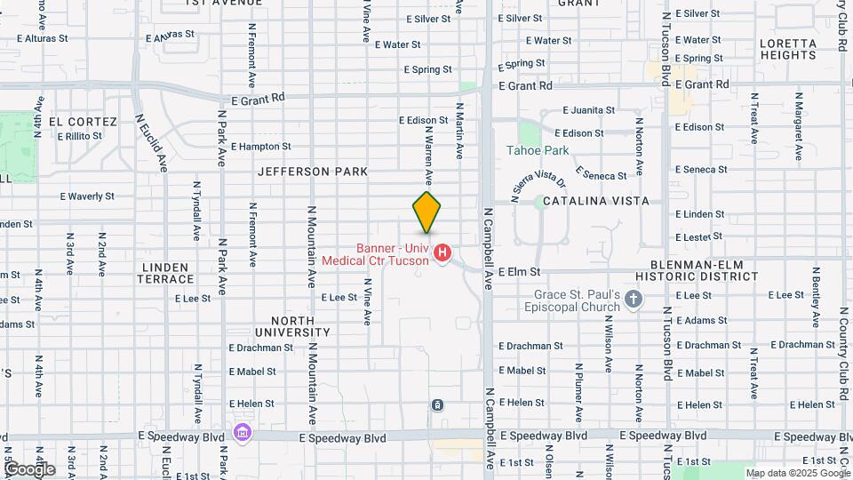1649 E Lester St Map and Location Details