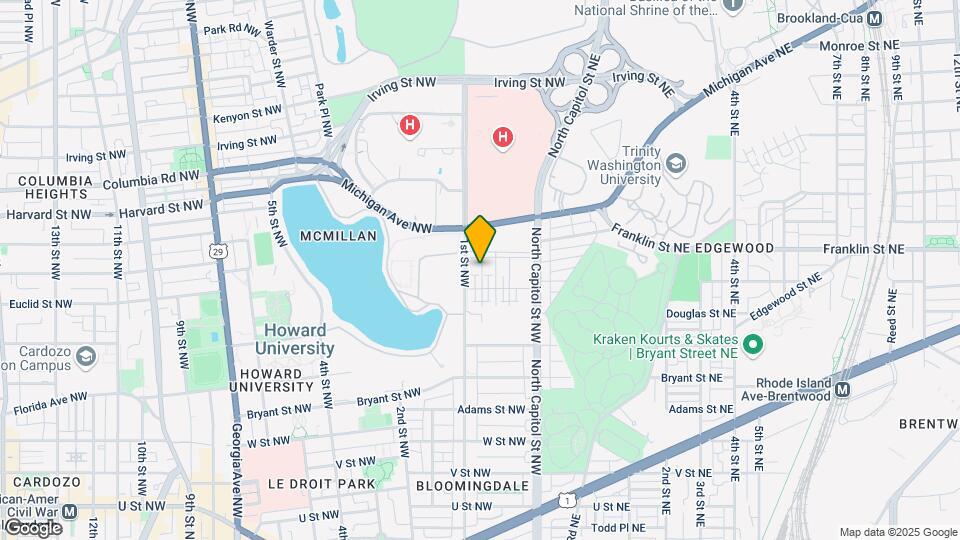 Reservoir District Apartments Map and Location Details