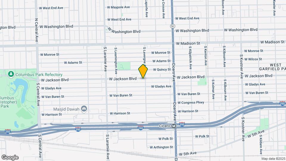 5007 W Jackson Blvd Mapa y Detalles de la Ubicación