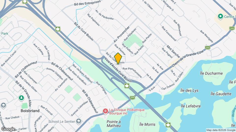 310 Du Curé-Boivin Boul Map and Location Details