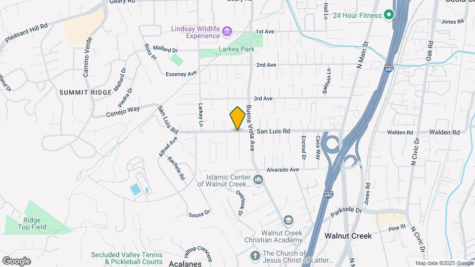 1839 San Luis Rd Map and Location Details