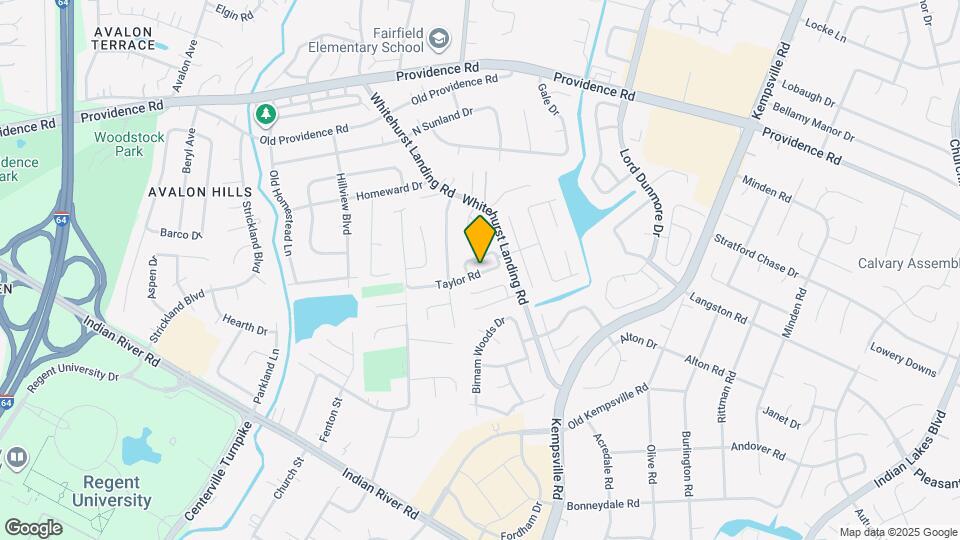 1025 Taylor Rd Mapa y Detalles de la Ubicación